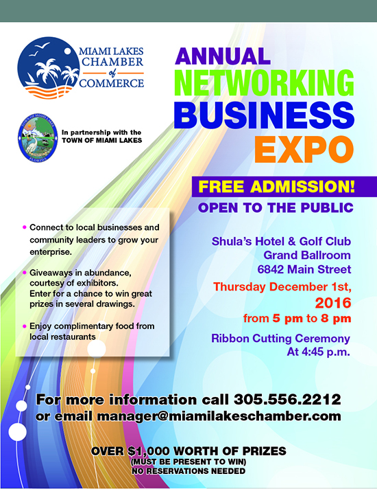 2016 Networking Business Expo Flyer
